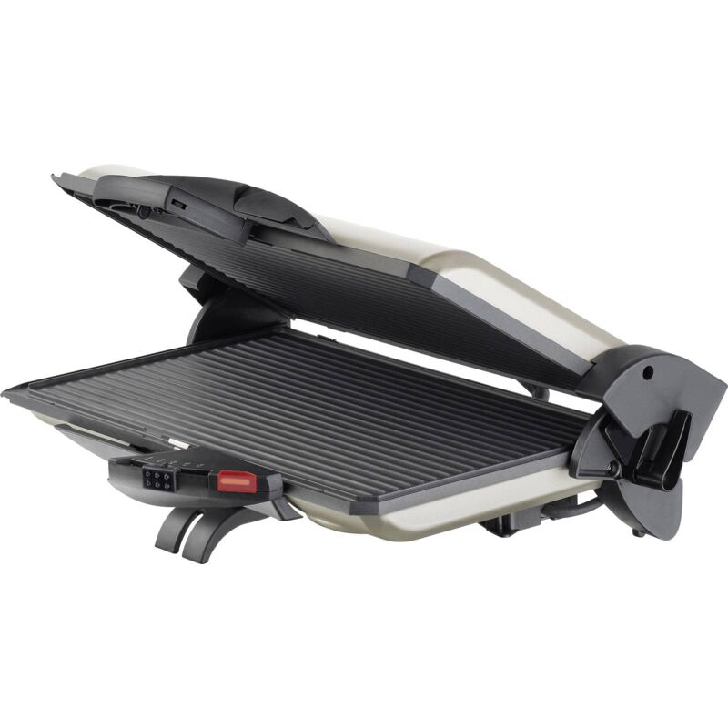 Pg 4.4 électrique Grill à contact avec réglage manuel de la température champagne, noir S332981 - Steba