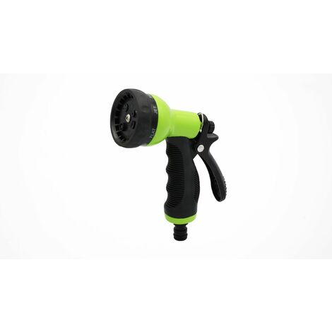 Spritzpistole 3/4 multifunktion stufenverstellbar Kunststoff Gartenbrause Bewässerungsbrause Handbrause Multifunktion Wasserspritze