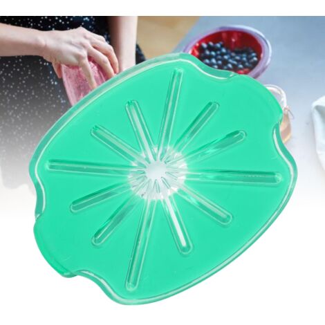 Spritzschutz für 6-Draht-Multifunktions-Standmixer aus grünem ABS/TPR mit Schaber