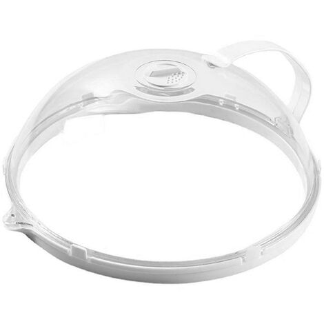 Spritzschutz für Lebensmittel, durchsichtiger Glas-Spritzschutzdeckel, Schüssel, Teller, Servierdeckel, Heimküche