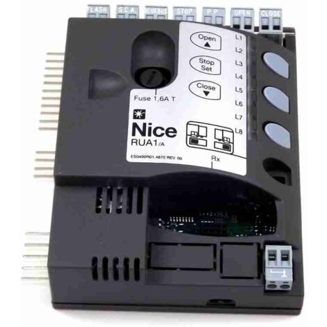 SPRUA1 Tablero de panel deslizante central RUN 1800 2500 RUA1 Repuesto NICE SPRUA1