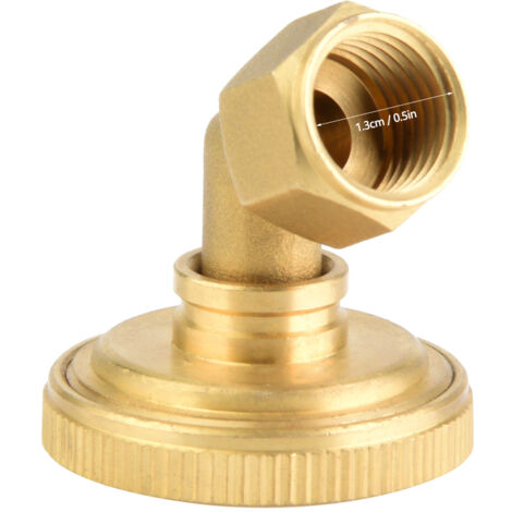 [Sprühdüse] Hochdruck-8-Loch-Düse für die Garten-/Landwirtschaftsbewässerung, Metallkopf + Kupferlöcher, Einlassdurchmesser 1,3 cm, Gewicht 60 g.