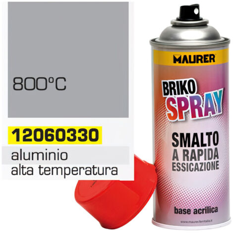 Sprühfarbe Hochtemperaturbeständiges Aluminium 400 ml.