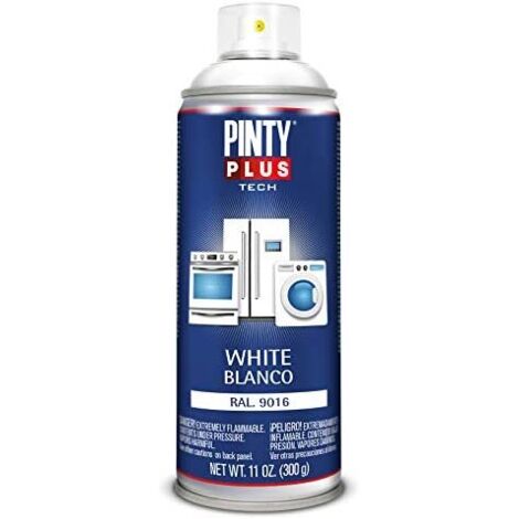 Sprühfarbe PintyPlus Tech Appliances Weiß RAL 9016 520cc