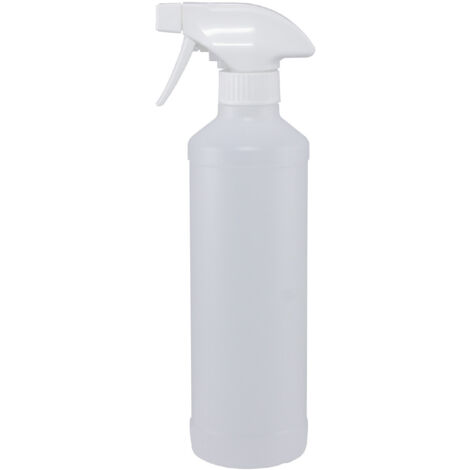 Sprühflasche 1L -500 ml leer (PE-Rundflasche) Sprühflasche