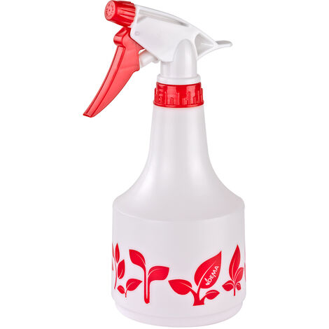 Sprühflasche Kunststoff Sprüher 500 ml Sprühstrahl verstellbar 100 ml Skala