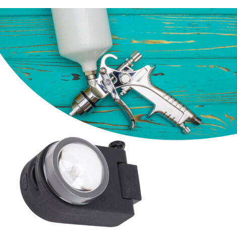 Sprühlampe mit einstellbarem LED-Licht und USB-Ladefunktion für Farbe, universelles Multifunktionssprühgerät mit Clip, einstellbarem Durchmesser, wiederaufladbarer Akku inklusive.
