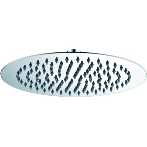 Spruzzatore da doccia rotondo grigio finitura cromata 26x27 [IMEX®]