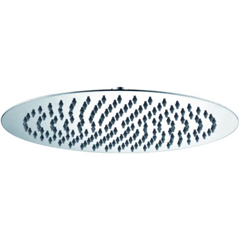 Spruzzatore doccia rotondo grigio finitura cromata 31x31 [IMEX®]