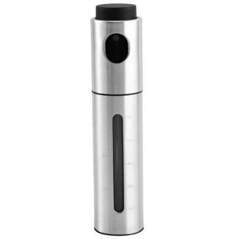 Spruzzatore d'olio, flacone spray per olio in acciaio inossidabile e vetro di alta qualità, per cucinare in modo sano, spruzzatore pratico per un dosaggio preciso, adatto a tutti gli oli e