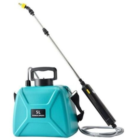 Spruzzatore elettrico da giardino con 3 ugelli regolabili, ricaricabile tramite USB, spruzzatore protettivo
