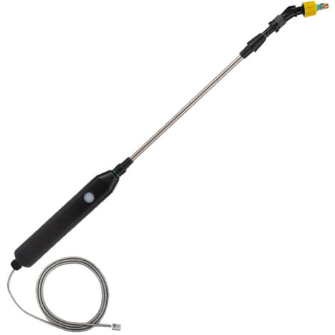 Spruzzatore elettrico per piante - Spruzzatore elettrico da giardino - Spruzzatore a pressione senza fili con tubo flessibile da 5 m e doppie testine di spruzzo - Ricaricabile e portatile - per giardi