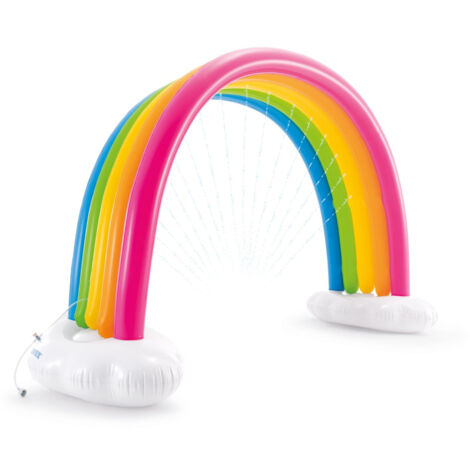 Spruzzatore Gonfiabile Arcobaleno Multicolore 300x109x180 cm INTEX