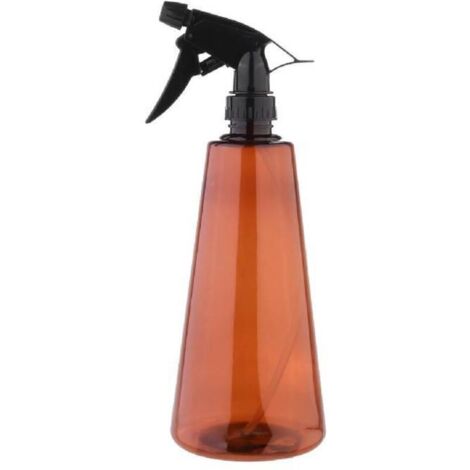 Spruzzatore per irrigazione ricaricabile in plastica da 750 ml con grilletto, ideale per innaffiare piante da giardino e da balcone. Design a prova di perdite e dimensioni compatte. Colore: marrone.