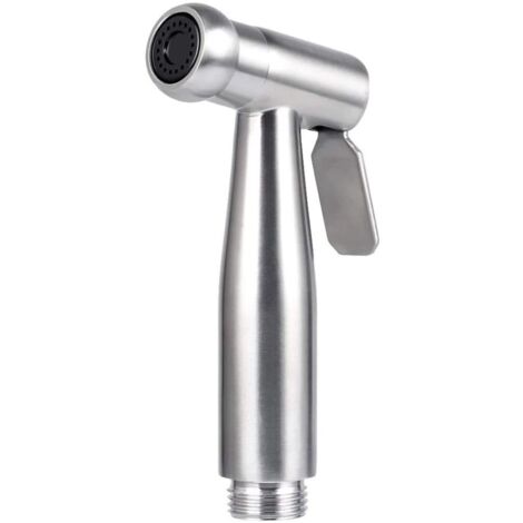 Spruzzatore per WC per bidet in acciaio inossidabile/spruzzatore portatile con gancio, facile da installare, per l'igiene personale e spruzzatore per WC per lavabo-RAPANDA