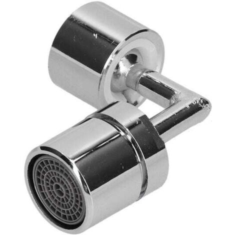 Spruzzatore universale per rubinetto, ugello con filtro per rubinetto girevole a 720° per casa e ristorante, filettatura femmina da 22 mm, argento