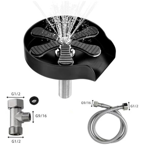 Spülbecken-Glasreiniger, Glasbürste für Barspülen, Edelstahl, Babyflaschenreiniger, Küchen