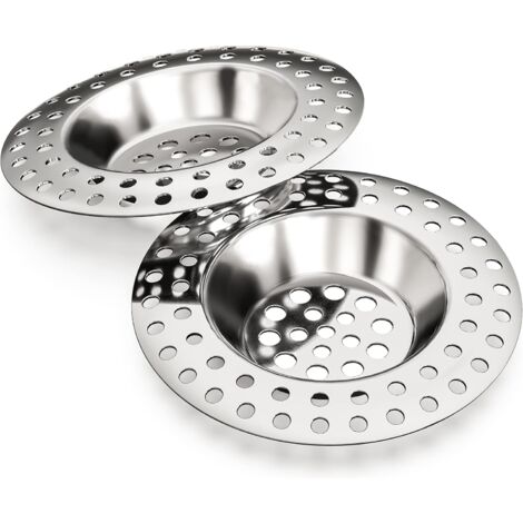 Spülbeckenfilter 14g, 2er-Set, für ALLE ABFLÜSSE, Küchenspülenfilter, Spülbeckenfilter, Spülbeckengitter, Badewannenabfluss, Duschfilter, Küchenspülbeckengitter, Spülbeckenabfluss, Duschabfluss
