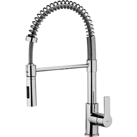 Spülenmischer mit drehbarem Auslauf und 2-Jet-Dusche Paffoni Red RED179CR  Chrom
