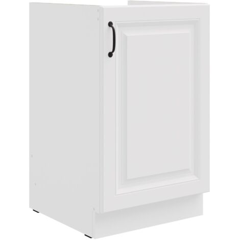 Spülenschrank 50cm Stilo Weiß Küchenzeile Küchenblock Küche Landhaus Einbauküche