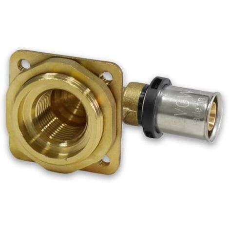 Spülkastenanschluss, Pressfitting 16 x 2 - 1/2", Messing, DVGW zertifiziert