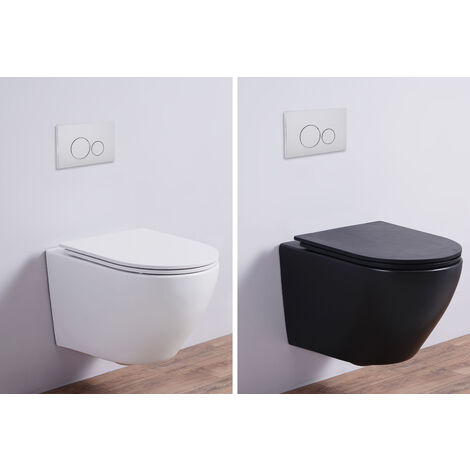 Spülrandloses Wand-WC inkl. Soft-Close (matt)