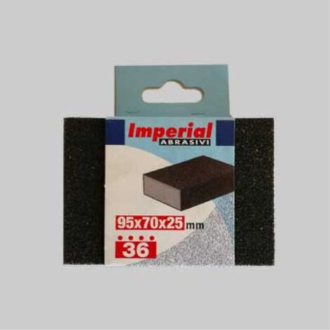 Spugna abrasiva in blister grana 100 IMPERIAL ABRASIVI
