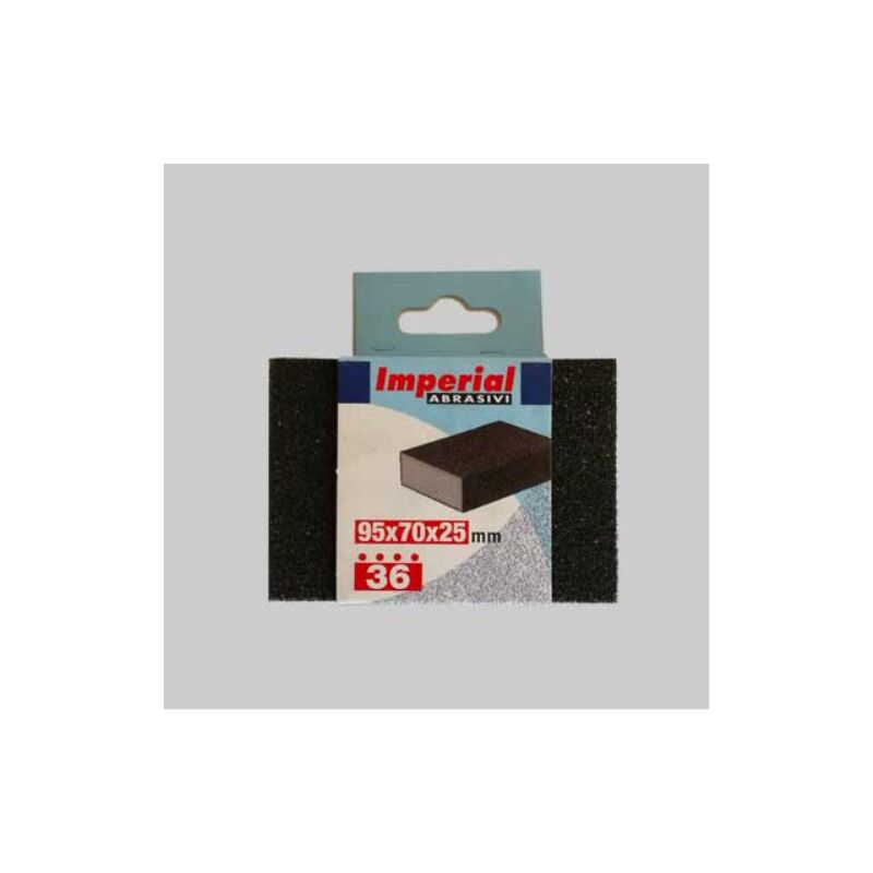 Spugna abrasiva in blister grana 60 IMPERIAL