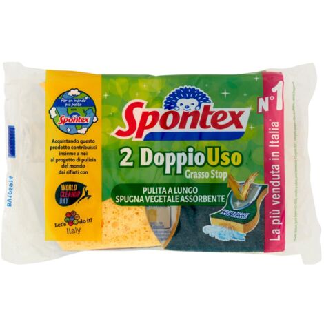 Spugne Abrasive Double Face P220-P400 - 10 Pezzi Per Legno, Plastica E Metallo