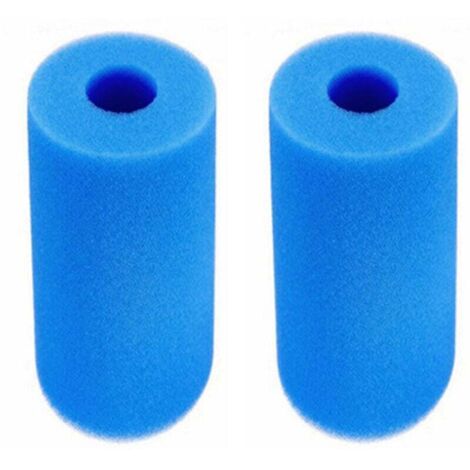 Spugna filtrante tipo A, schiuma filtrante per piscina, filtro per piscina lavabile riutilizzabile, filtro in spugna a cartuccia, filtro per spa Intex riutilizzabile, 2 pezzi