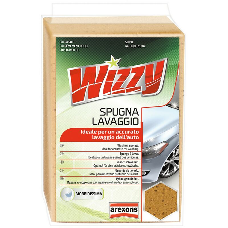 Image of Arexons - spugna lavaggio auto 'wizzy' cm 17 x 11 x 7