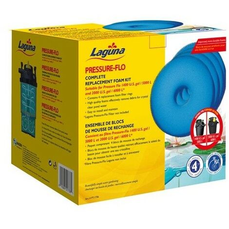 Spugne laguna per pressione flo 6000 4uds