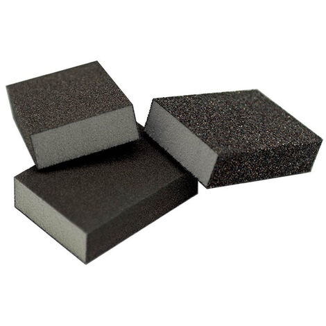 SPUGNE SPUGNETTE ABRASIVE CARTA VETRATA CARTEGGIARE LUCIDARE 10pz IMA, "Fine"