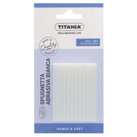 Spugnetta Abrasiva Bianca 5X6,5 H 2,0 3000/3 Titania
