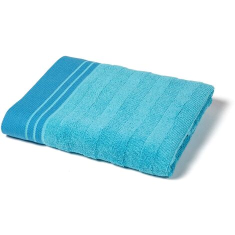 Spugnissima - Telo-bagno Cotton Tinta Unita CM. 100x150 Azzurro