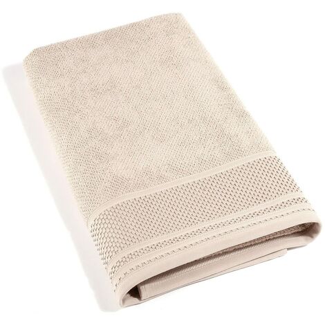 Spugnissima - Telo-bagno Gim Tinta Unita CM. 90X140 Crema