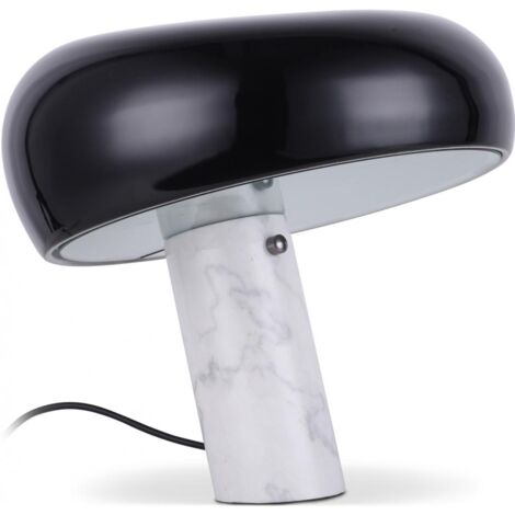 Spuing Schreibtischlampe Marmor / Stahl / Opalglas