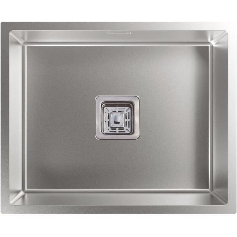 Cata Versilbert Spülbecken - Cb 50-40 R10 - Edelstahl - 44X54 Cm - 1 Becken - Quadratisch