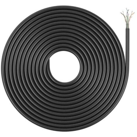 Spule de cable rj45 outdoor utp awg23 aisens a135-0751 cat.6/ 305m/ waterproof/ black