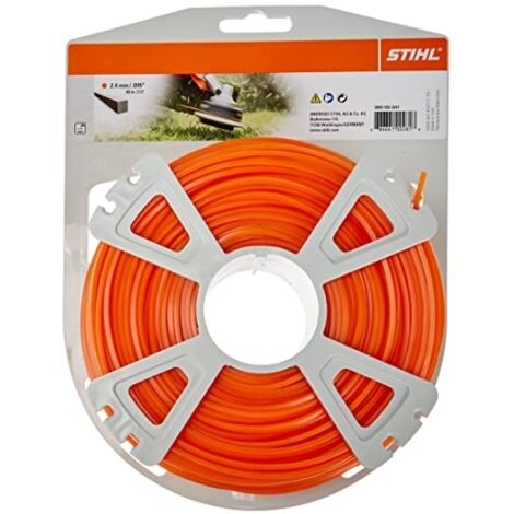 Spule de Stihl 2,4 mm Square Stihl 2,4 mm 83 Meter (00009302641) - Hilo de Square Nylon für Trimmer und Freischneider