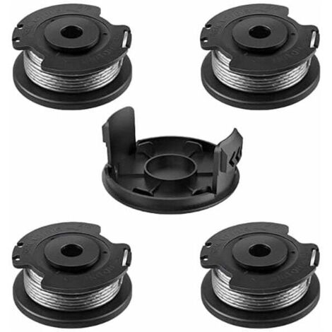 Spule für BOSCH, 4+1 Nylon-Ersatzspulen F016800569/F016800385, Spule für Bosch EasyGrassCut, kompatibel mit 23SL/26S (Durchmesser 1,65 mm, Länge 4,9 m).