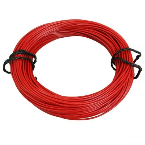 Spule roter elektrischer Draht mehrsträngig 7/10 0.50mm² x 50m