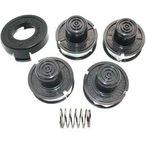 Spule und Stoßzufuhrleitung für Black & Decker GL250 GL310 GL360 GLC500 82300 82310 82312 CST500 CST800 GE600 GE800 GLC12 GL250 GL310 GL360 GLC500 ST200 ST300 ST400 ST1000 RS-136, 4 Stück