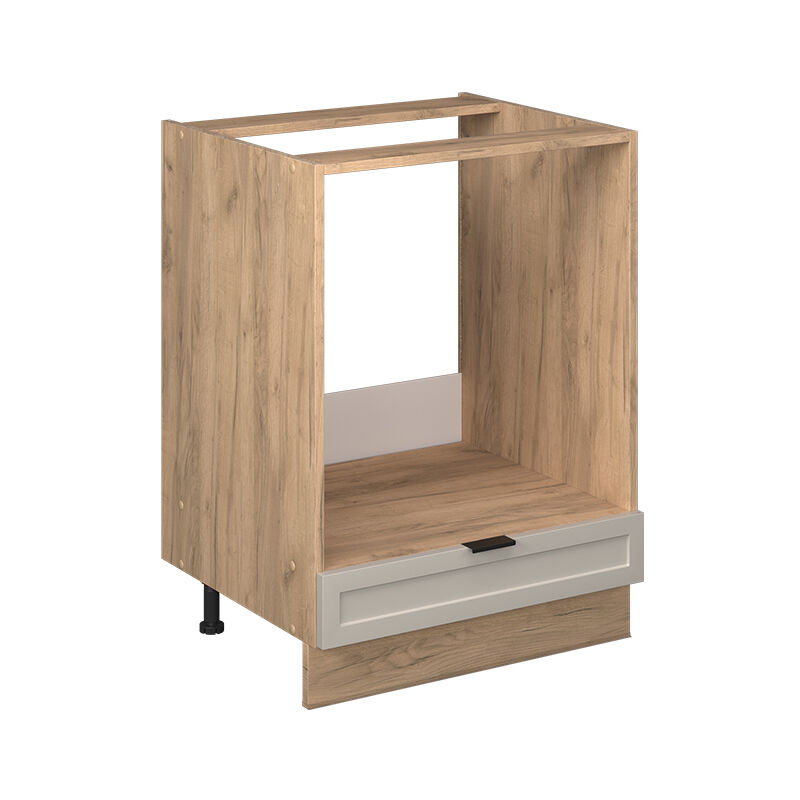 Vicco - Herdumbauschrank Fame-line, Graubeige, 60 Cm Ohne Arbeitsplatte