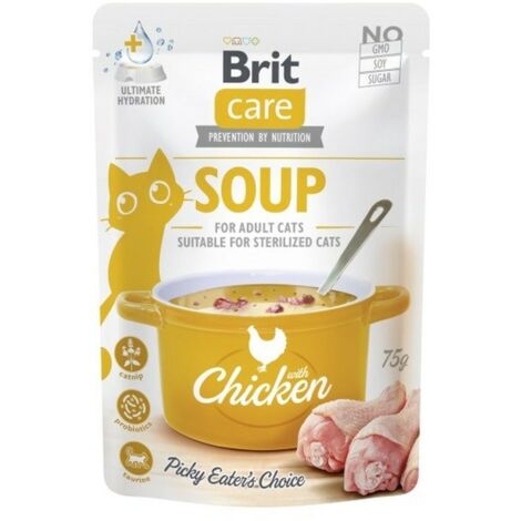 Spuntino per Cat Brit Care Soup Pollo