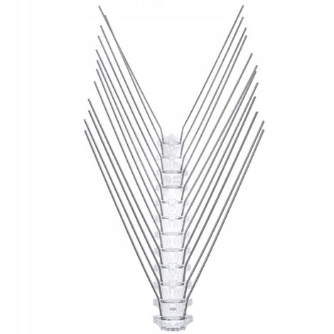 Spuntoni per piccioni in acciaio inossidabile KADAX 16 cm x 9 pezzi 3 m