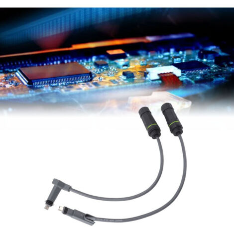 SPX-auf-RJ45-Adapter, 1200 Mbit/s, IP68 wasserdichtes Ethernet-Kabel, für Flat- und Satelliten-Router, 2 Stück FLITI