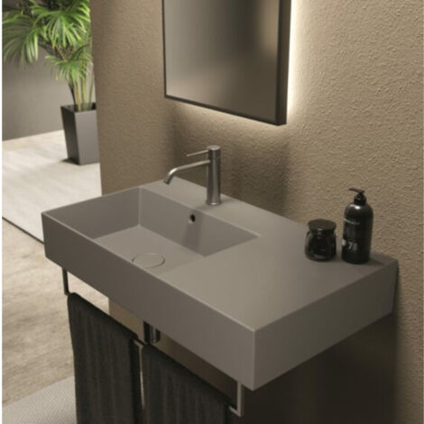SPY 81x46 Plan Blanc Brillant. 1 trou