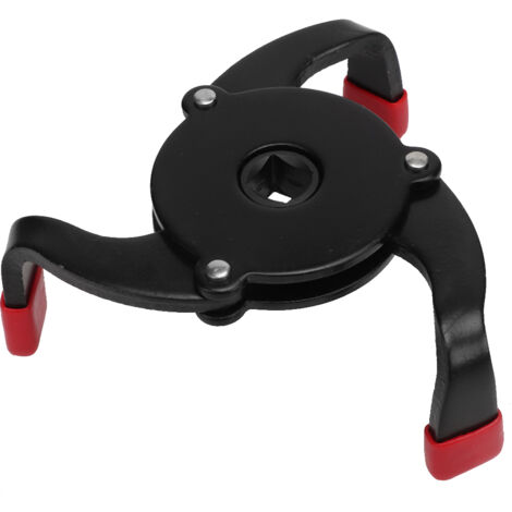 SPYMINNPOO Filtre à Huile Télécopie Réglable Filtre de à Huile Tool Universel 3 Mâchoires Spanner pour 53-108 Mm d' de Voiture avec Boucle d'outil à Douille 3/8 Pouces /4 Pouce.