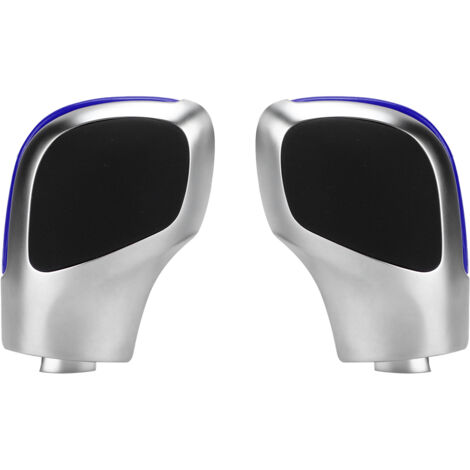 SPYMINNPOO Luxuriöses Design, glatte Oberfläche, universelle Passform Auto-Schalthebelkopf-Zierabdeckung für B6 B7, mit Getriebe, für den (B (blauen)) Knopf.